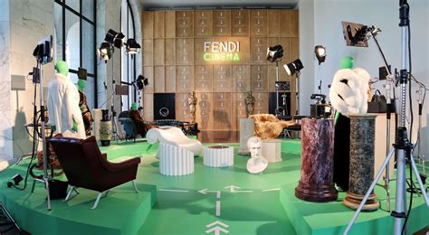 View of The Moving Images in the Fashion Exhibitions: The Fendi 